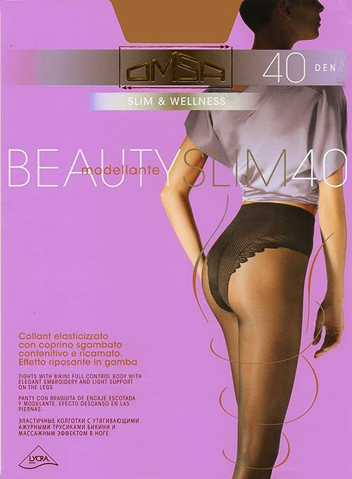 Dámské punčochové kalhoty Omsa Beauty Slim 40 den - Punčochy a Podvazky punčochové kalhoty