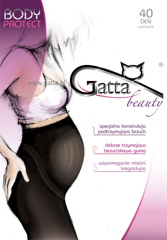 Těhotenské punčochové kalhoty Gatta Body Protect 40 den - Punčochy a Podvazky punčochové kalhoty