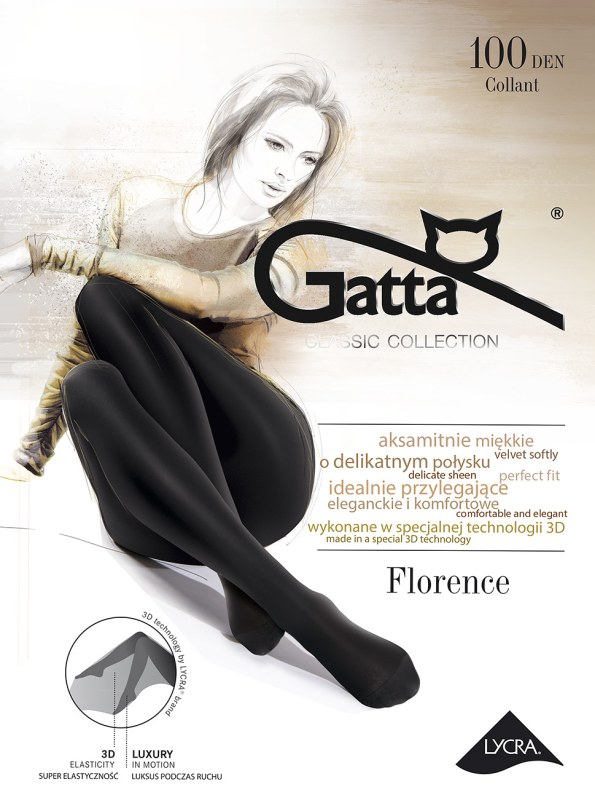 Dámské punčochové kalhoty Gatta Florence 100 den - Punčochy a Podvazky punčochové kalhoty
