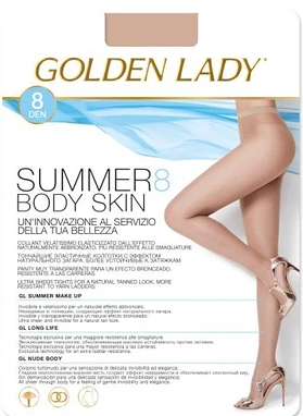 Dámské punčochové kalhoty Golden Lady Summer Body Skin 8 den 5-XL - Punčochy a Podvazky punčochové kalhoty