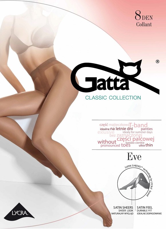 Dámské punčochové kalhoty Gatta Eve 8 den 5-XL - Punčochy a Podvazky punčochové kalhoty