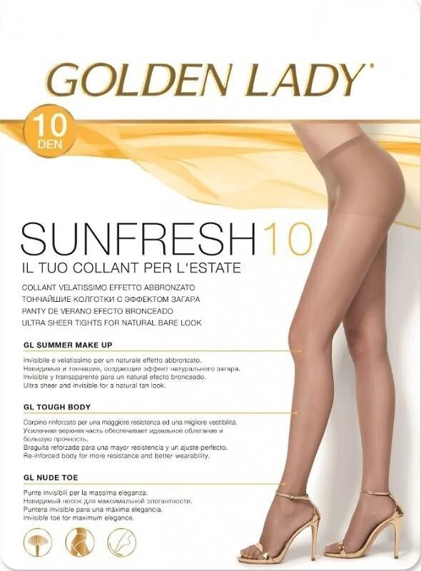 Punčocháče Golden Lady Sunfresh 10 den 2-5