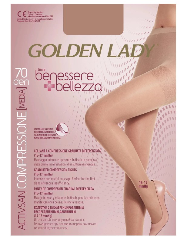 Dámské punčochové kalhoty Compressione Benessere / Bellezza 70 den - Golden Lady - Punčochy a Podvazky punčochy