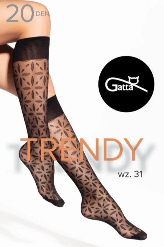 TRENDYLINE KOLENNÍ PUNČOCHY - 31 Ponožky