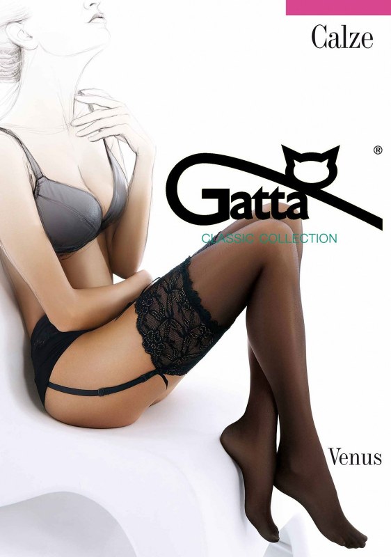 Dámské punčochy Gatta |Venus lycra 20 den - Punčochy a Podvazky samodržící punčochy
