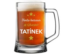 TENTO HEZOUN JE ÚŽASNÝ TATÍNEK - pivní sklenice 0,5 l