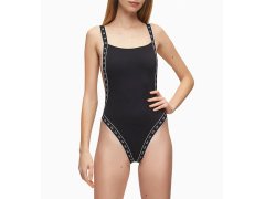 Jednodílné plavky KW0KW00971-BEH černá - Calvin Klein 5492794