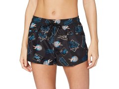 Dámské plážové šortky KW0KW01060-0GM černá - Calvin Klein