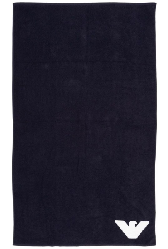 Plážová osuška 110800 0P591 00135 tmavěmodrá - Emporio Armani