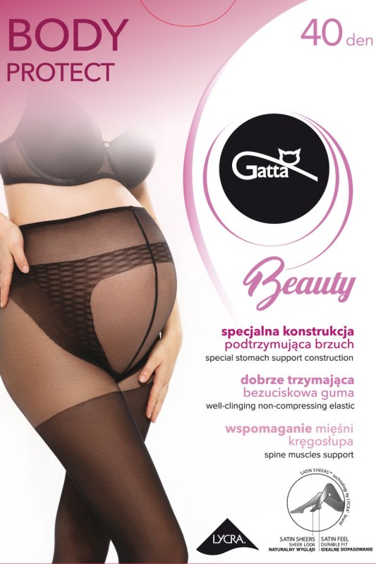 BODY PROTECT - Těhotenské punčochové kalhoty 40 DEN - GATTA - Ženy Dámské spodní prádlo body
