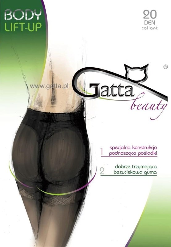 BODY LIFT-UP - Tvarující punčochové kalhoty 20 DEN - GATTA