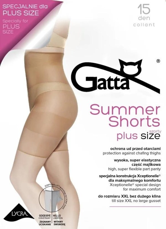 Dámské kalhotky - šortky Gatta Summer Shorts 15 den - Ženy Dámské spodní prádlo kalhotky a&nbsp;tanga šortkové a&nbsp;hipster kalhotky