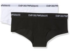 Kalhotky 2pcs 163263 CC317 00911 černobílá - Emporio Armani