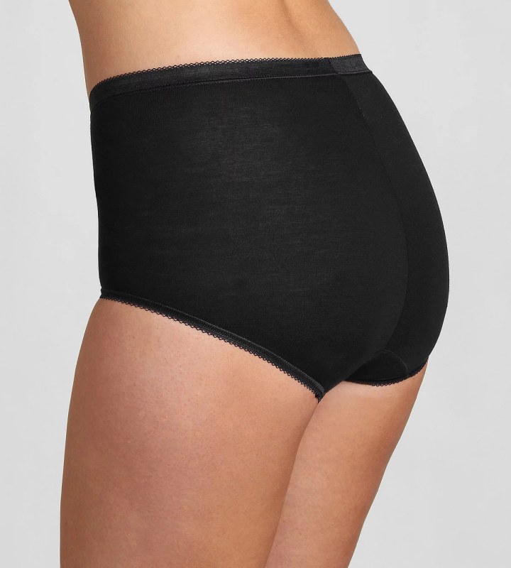 Dámské kalhotky Sloggi Basic+ Maxi 2P černé 0004