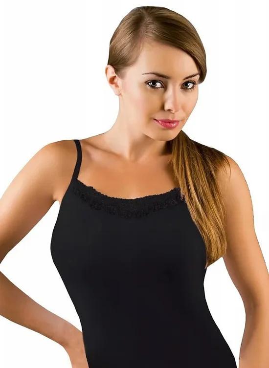 Černá dámská košilka Emili Maja S-XL - Ženy Dámské spodní prádlo košilky