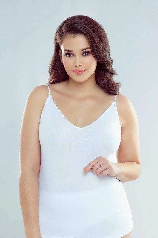 Bílá dámská košilka Eldar Maja S-XXL