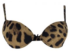 Dámská podprsenka DGWFBM21641 leopardí vzor - Dolce & Gabbana