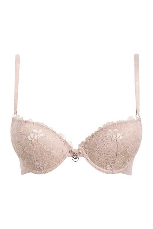 Podprsenka push-up Lace 162394 CC204 03050 tělová - Emporio Armani