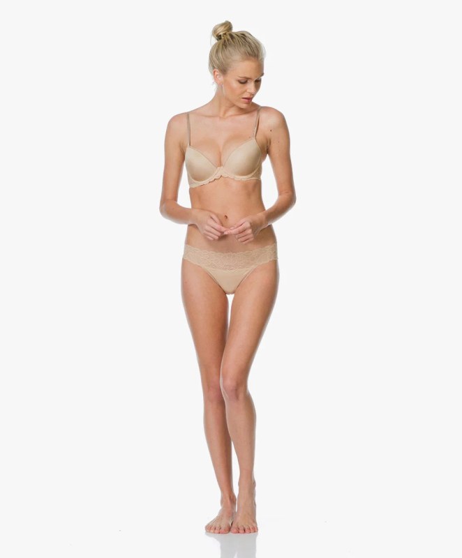 Podprsenka s&nbsp;kosticí QF1444E tělová - Calvin Klein - Ženy Dámské spodní prádlo podprsenky s&nbsp;kosticí