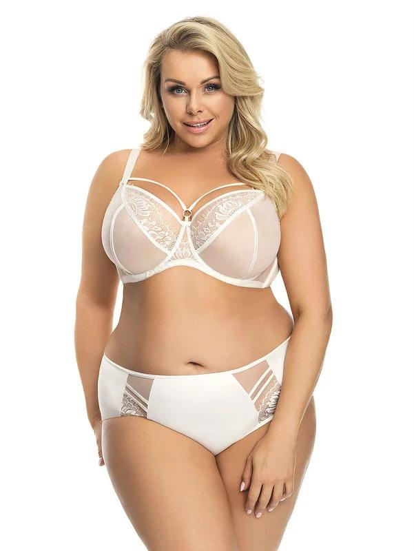 Měkká dámská podprsenka Gorsenia K 496 Paradise Smetanová - Ženy Dámské spodní prádlo podprsenky soft