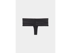 Dámská tanga Cotton Wide thong DK5025 - DKNY