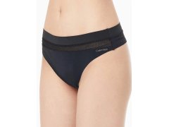 Dámská tanga QF6047E UB1 černá - Calvin Klein