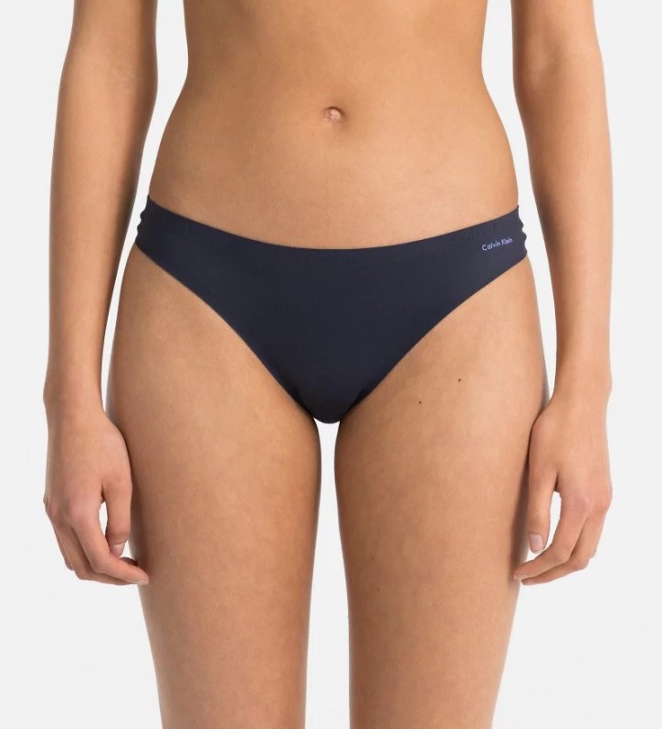 Dámské tanga F3842E-0PP tmavě modrá - Calvin Klein - Ženy Dámské spodní prádlo tanga