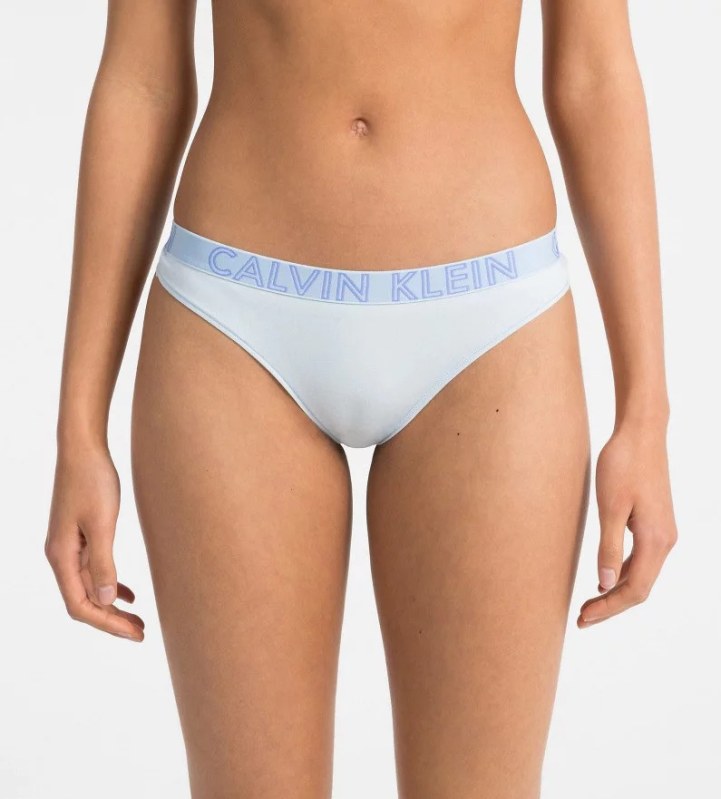 Dámské tanga QD3636E-TDX modrá - Calvin Klein - Ženy Dámské spodní prádlo tanga