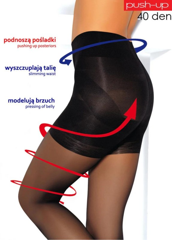 Punčochové kalhoty PUSH-UP 40 - MONA