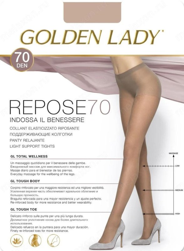 Punčochové kalhoty Repose 70 DEN - GOLDEN LADY - Ženy Punčochy a&nbsp;Podvazky punčochové kalhoty