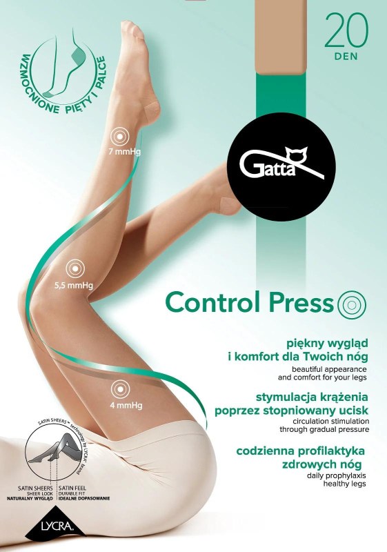 Dámské punčochové kalhoty Gatta Control Press 20 den 2-5 - Ženy Punčochy a&nbsp;Podvazky punčochové kalhoty