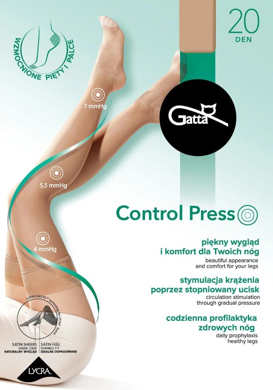 Dámské punčochy Gatta Control Press 20 den