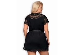 Elegantní župan 810 - PEI black XXL - Obsessive 2