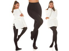 Sexy termální punčocháče H9392 černé - InStylefashion 1