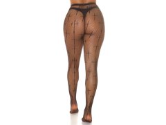 Dámské síťované punčocháče "Cross" R39128 černé - In-StyleFashion 6