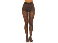 Sexy punčocháče SH6414 s potiskem "Srdce" - InStylefashion 1