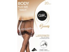 BODY PLUS SIZE FASHION- 01 VZOROVANÉ PUNČOCHÁČE 2