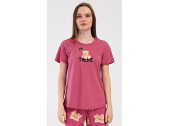 Dámské pyžamo šortky Pink bear 1