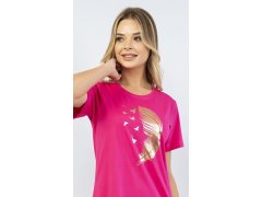 Dámská noční košile s krátkým rukávem Peříčko 7