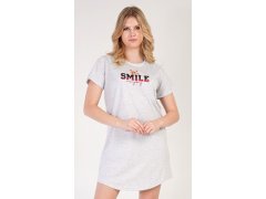 Dámská noční košile s&nbsp;krátkým rukávem Méďa Smile 1