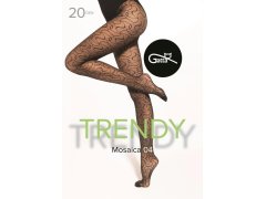 Punčocháče Gatta Trendy Mosaica wz.04 20 den 5-XL 4