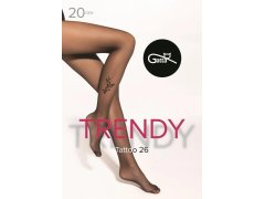 Punčocháče Gatta Trendy Tattoo wz.26 20 den 2-4 4