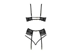 Dámská erotická souprava Rose set black - BEAUTY NIGHT FASHION 1