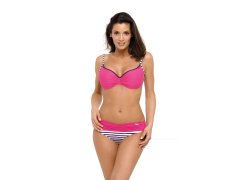 Plavky Loren Stripes-Papaya M-503 (4) - Marko 1