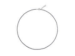 AGAIN Jewelry Korálkový náhrdelník z hematitu AJKNA005