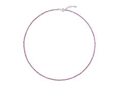 AGAIN Jewelry Korálkový náhrdelník z rubínu AJKNA004