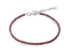 AGAIN Jewelry Minerální náramek z&nbsp;granátu AJKNR013