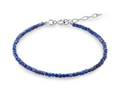 AGAIN Jewelry Minerální náramek z&nbsp;lapis lazuli AJKNR015