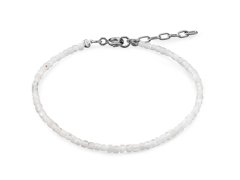 AGAIN Jewelry Minerální náramek z&nbsp;měsíčního kamene AJKNR012