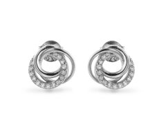 AGAIN Jewelry Stříbrné náušnice s&nbsp;kubickými zirkony AJNS0068